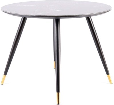 Кухонный стол Signal Cyryl II (черный/золотой) - фото2