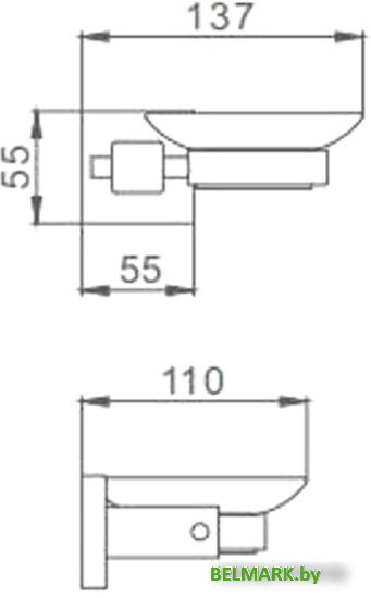 Мыльница Ledeme L71802 - фото2