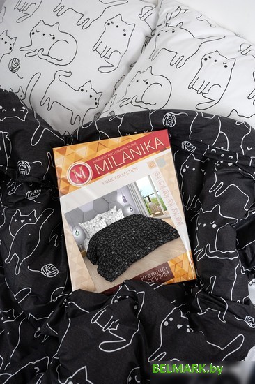 Постельное белье Milanika Инь-янь 2сп (поплин) - фото2