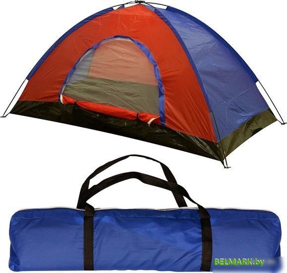 Треккинговая палатка Мультидом VL84-225 (красный/синий) - фото2