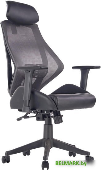 Кресло Halmar Hasel (черный/серый) - фото