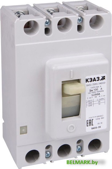 КЭАЗ 3P ВА51-35М1-340010-100А-1250-690AC-УХЛ3 108310 - фото