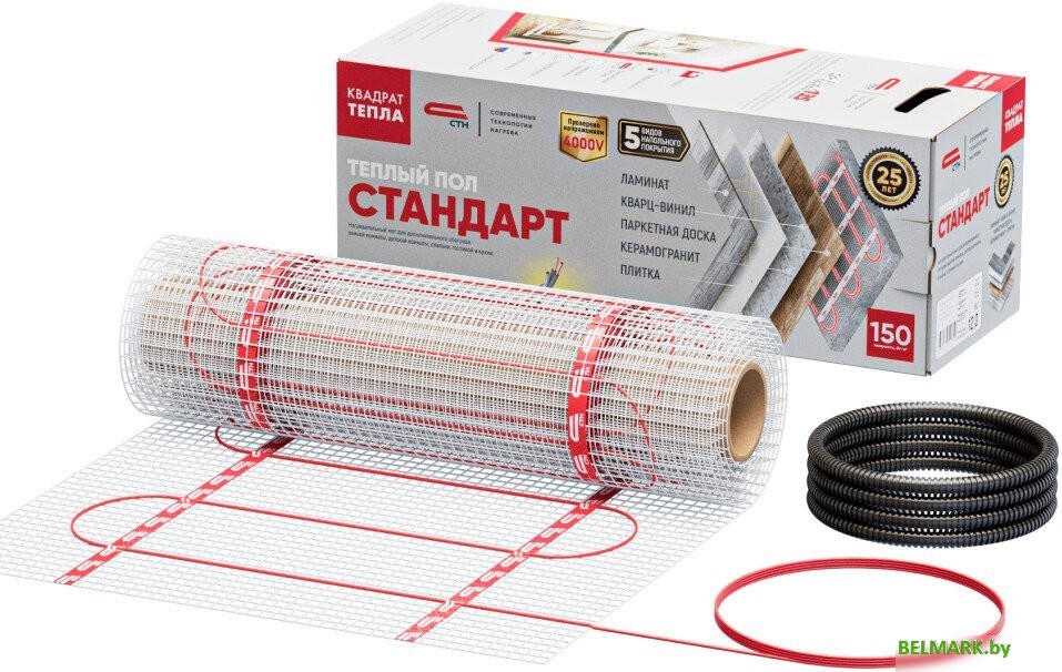 Нагревательный мат СТН Квадрат тепла 18 кв.м. 2700 Вт - фото2
