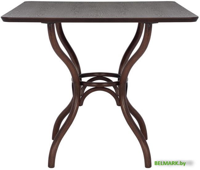 Кухонный стол Leset Тор квадратный (темный орех) - фото
