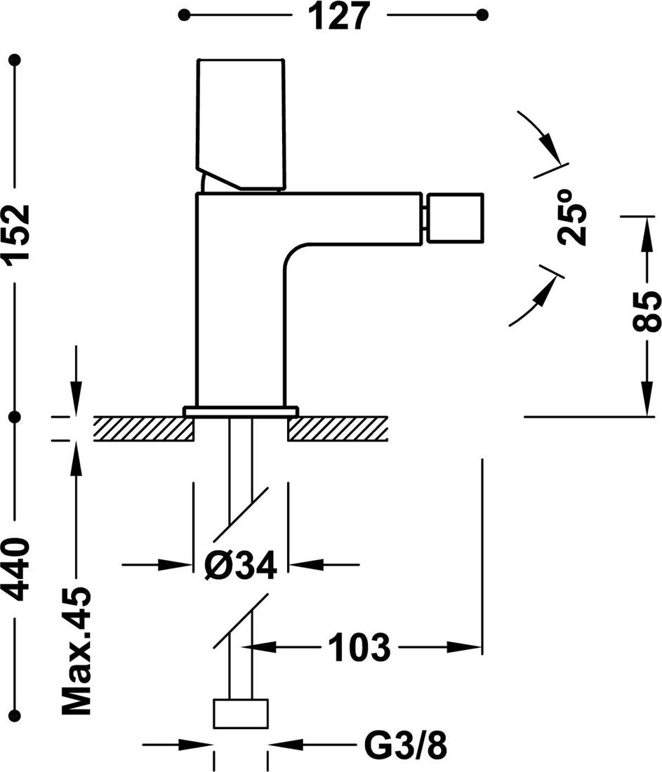 Смеситель Tres Project-tres 21112002KMB - фото2