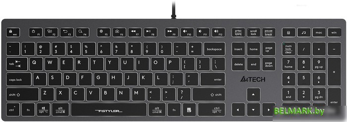 Клавиатура A4Tech Fstyler FX60H (белая подсветка) - фото