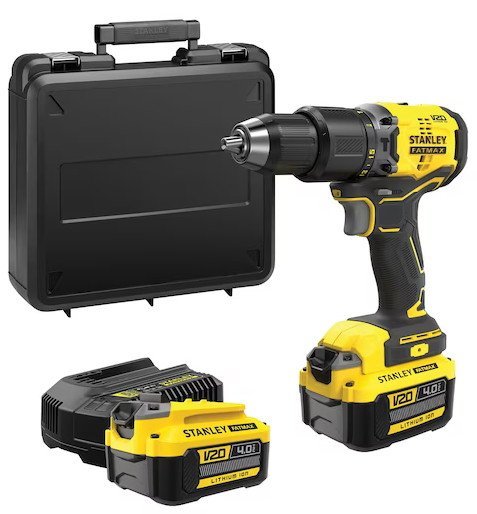 Ударная дрель-шуруповерт Stanley SFMCD715M2K (с 2-мя АКБ, кейс) - фото