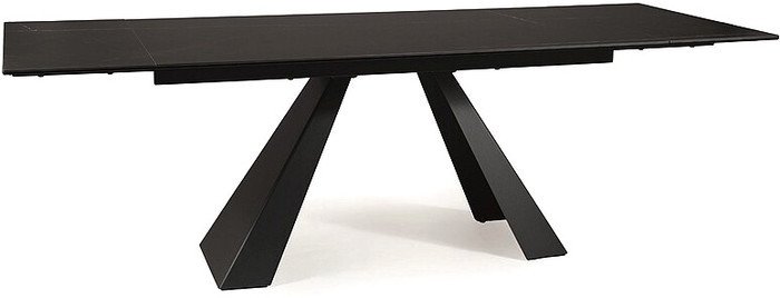Кухонный стол Signal Salvadore ceramic SALVADORECC160 (черный) - фото