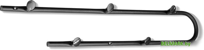 Набор крючков для одежды Sheffilton SHT-WH26 171021 (черный муар/черный) - фото