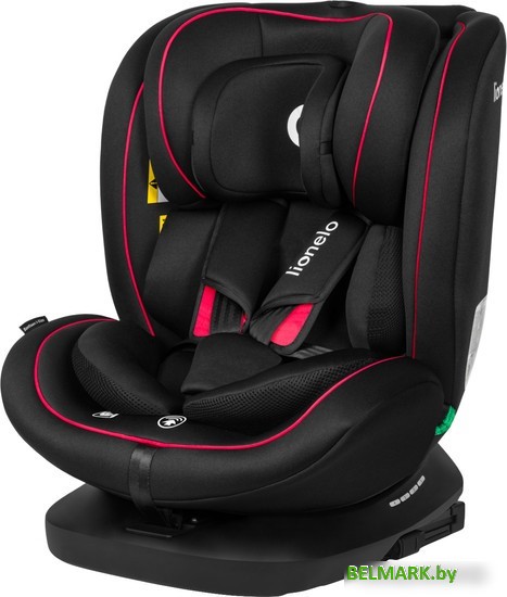Детское автокресло Lionelo Bastiaan i-Size (черный/красный) - фото