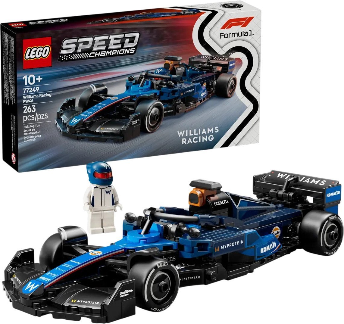 Конструктор LEGO Speed Champions 77249 Гоночный автомобиль Williams Racing FW46 F1 - фото