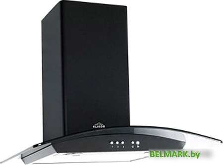 Кухонная вытяжка Elikor Аметист 60П-430-К3Д (черный/тонированное стекло) (940694) - фото