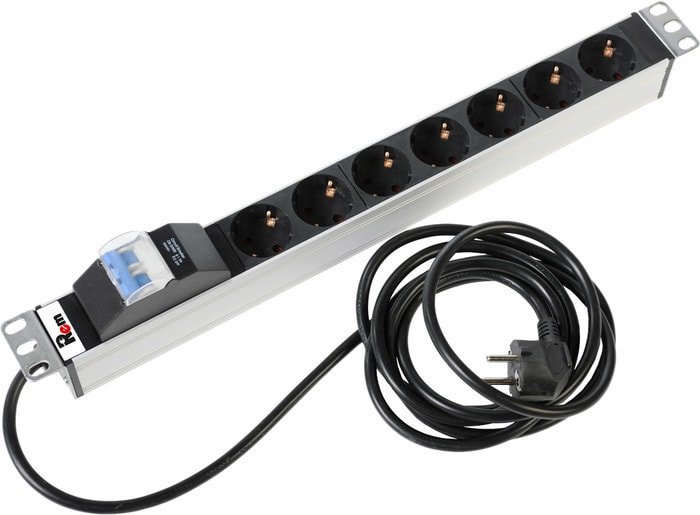 Блок розеток ЦМО R-16-7S-A-440-3 (7 розеток, шнур 3 м) - фото