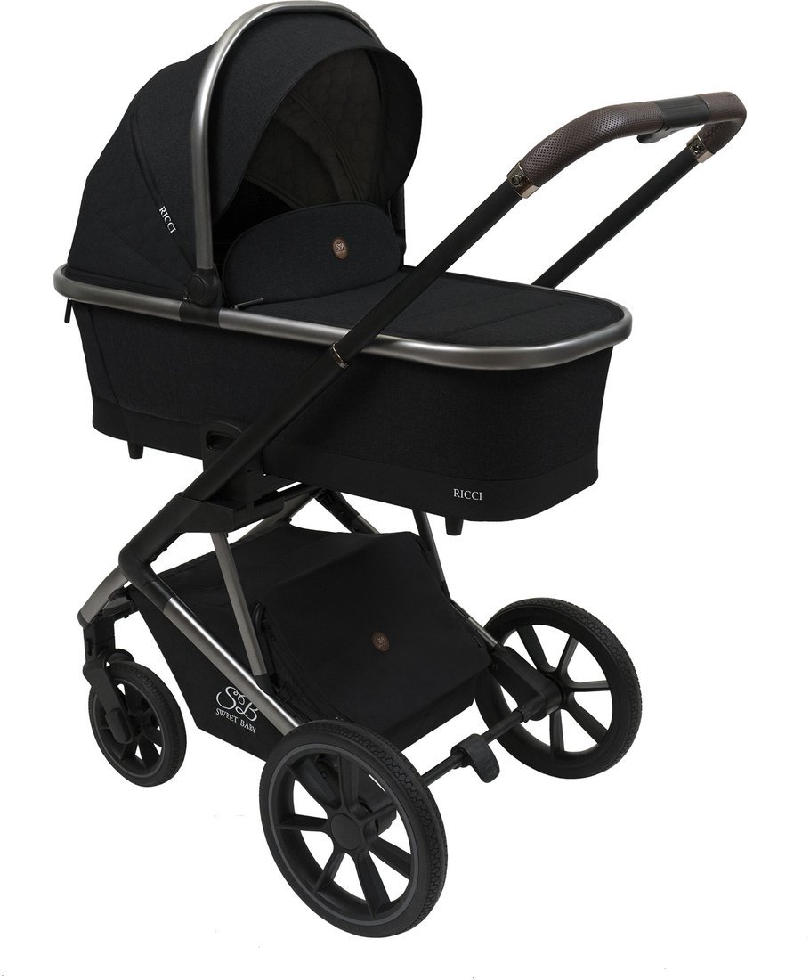 Универсальная коляска Sweet Baby Ricci 2 в 1 (черный) - фото2