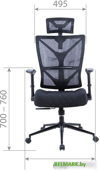 Офисное кресло CHAIRMAN CH566 (оранжевый) - фото2