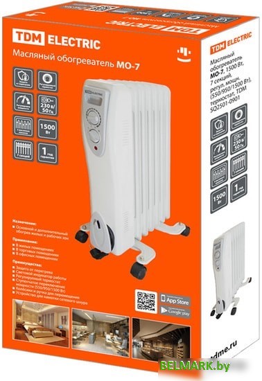 Масляный радиатор TDM Electric SQ2501-0901 - фото2