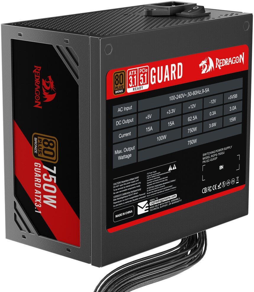 Блок питания Redragon Guard 750W GC-GU03P - фото2