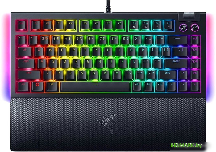 Клавиатура Razer BlackWidow V4 75% (черный, нет кириллицы) - фото