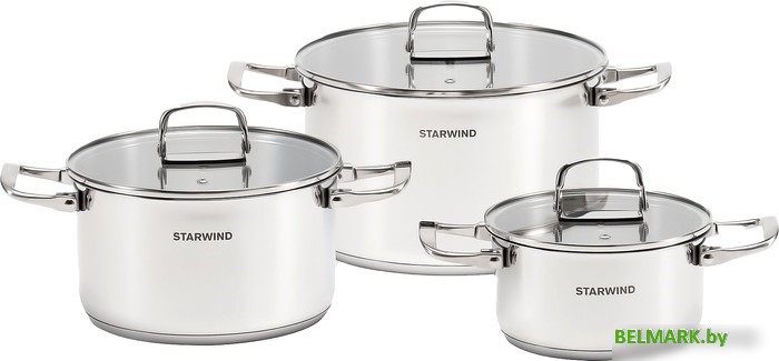 Набор кастрюль StarWind Chef Compact SW-CH3006 - фото