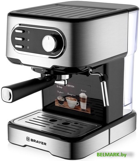 Рожковая помповая кофеварка Brayer BR1104 - фото2