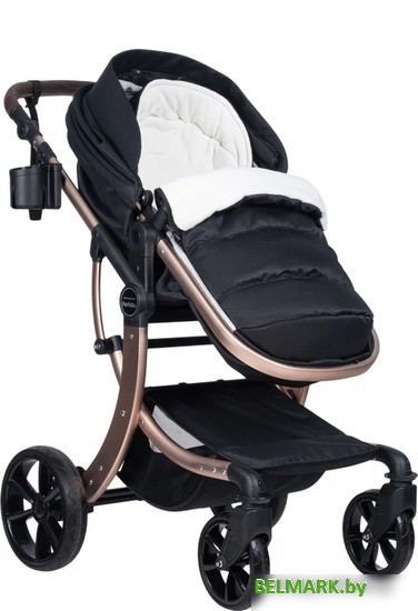 Универсальная коляска Aimile Original New Gold (2 в 1, черное золото) - фото2