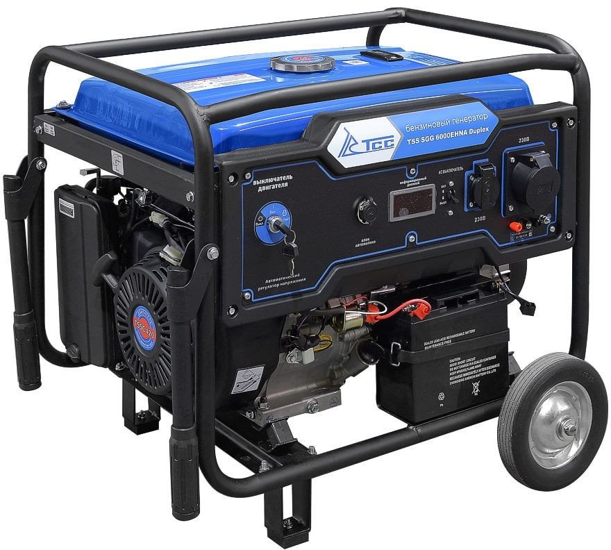 Бензиновый генератор ТСС SGG 6000EHNA Duplex - фото2
