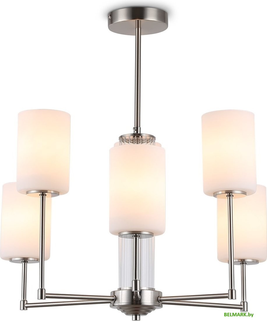Подвесная люстра Ambrella LH56211/6 SN/FR (никель/белый матовый) - фото2