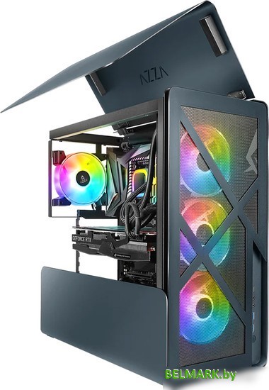 Корпус AZZA Cast (черный) - фото