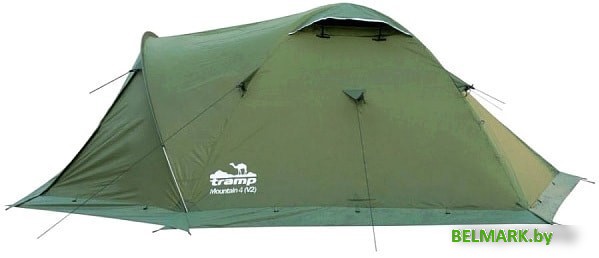 Экспедиционная палатка TRAMP Mountain 4 v2 (зеленый) - фото2