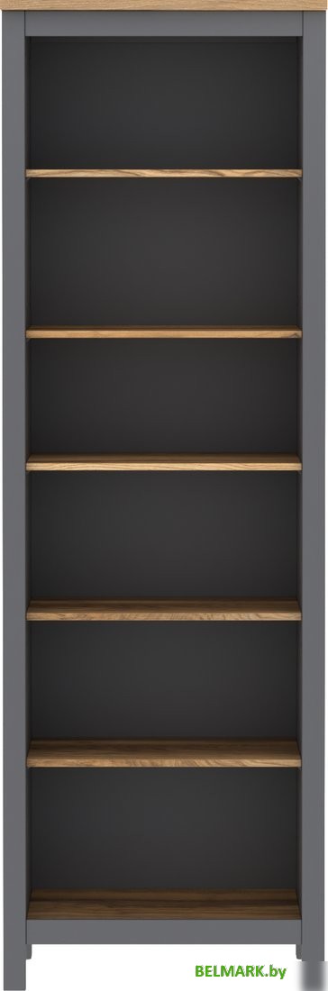 Стеллаж Mio Tesoro Сага 70 2.08.07.110.15 (серый/ясень) - фото2