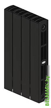 Биметаллический радиатор Rifar SUPReMO 500 (4 секции, антрацит) - фото