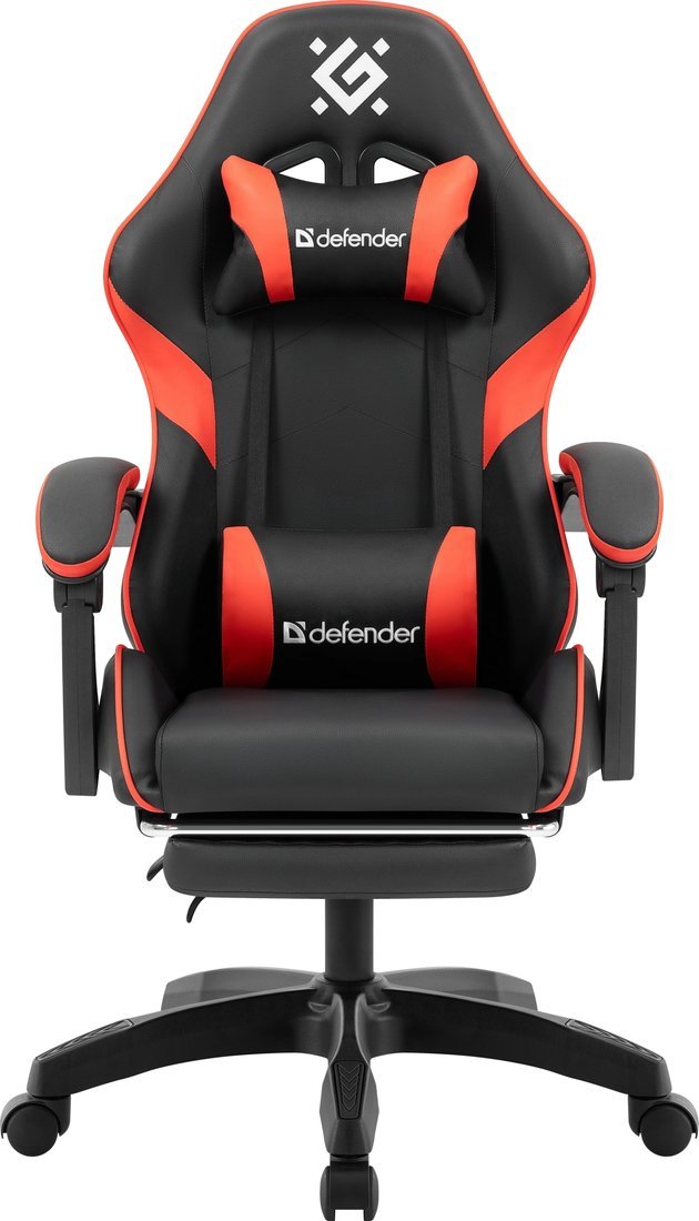 Игровое (геймерское) кресло Defender Serenity (черный/красный) - фото2