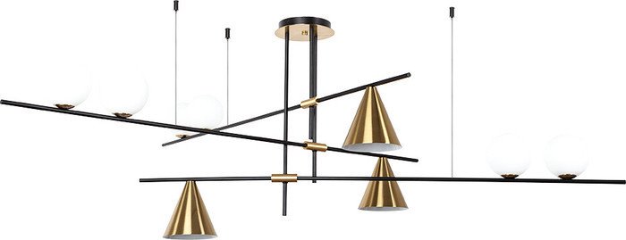 Люстра средней высоты Arte Lamp Jacob A7029PL-9BK - фото