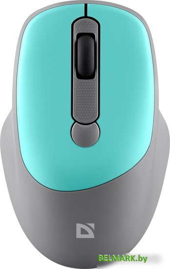 Мышь Defender Feam MM-296 (серый/мятный) - фото