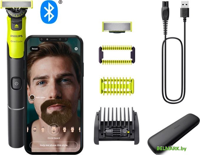 Универсальный триммер Philips OneBlade 360 Face + Body QP4631/65 - фото