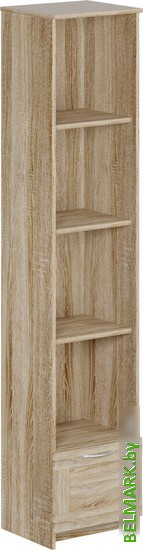 Стеллаж Mio Tesoro Сириус 1 ящик 39x190 2.02.07.130.3 (сонома) - фото