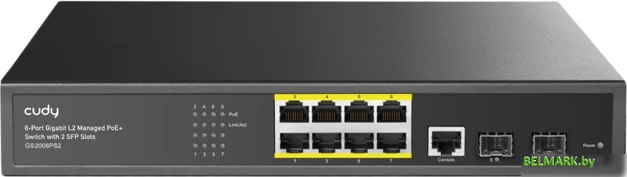 Управляемый коммутатор 2-го уровня Cudy GS2008PS2 1.0 - фото