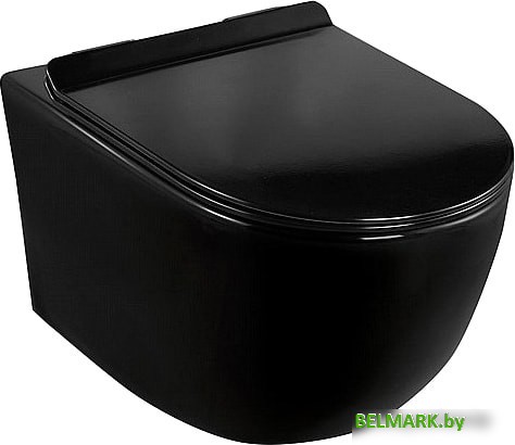 Унитаз Calani Loyd Slim CAL-C0020 (черный) - фото