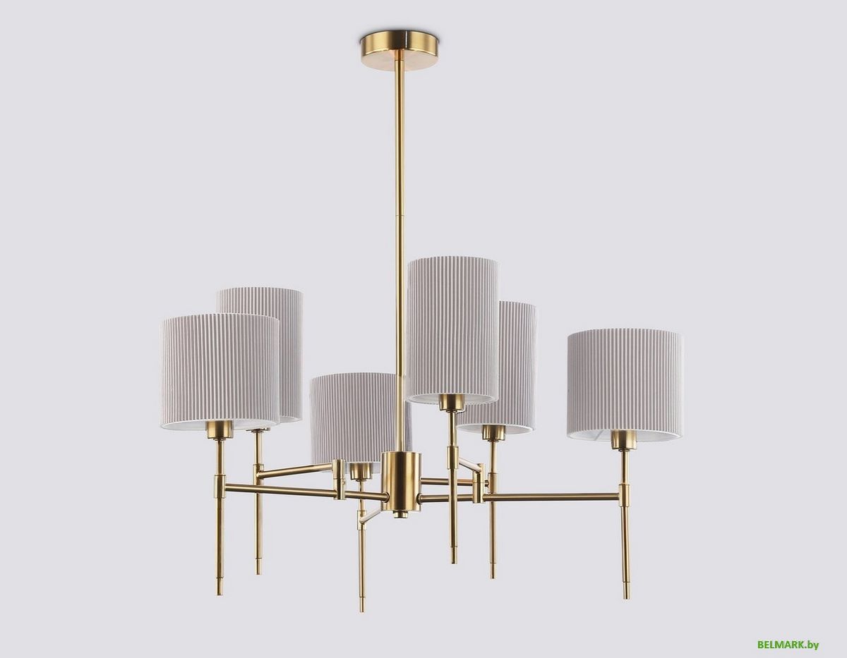 Подвесная люстра Ambrella LH72381/6 BS/GR (латунь/серый) - фото2