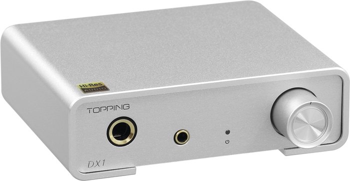 Настольный усилитель Topping DX1 (серебристый) - фото2