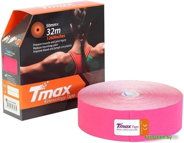 Тейп Tmax Extra Sticky 5 см х 32 м (розовый) - фото