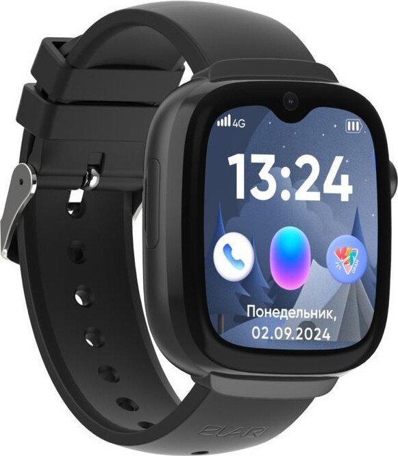 Детские умные часы Elari KidGram 4G (черный) - фото2
