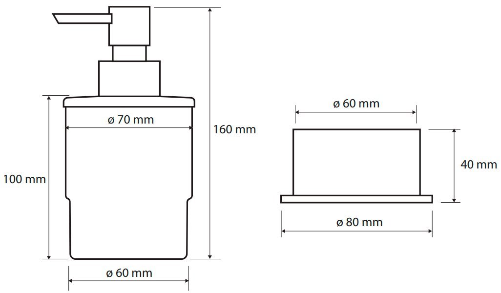 Дозатор для жидкого мыла Bemeta Omega 138109161 - фото2