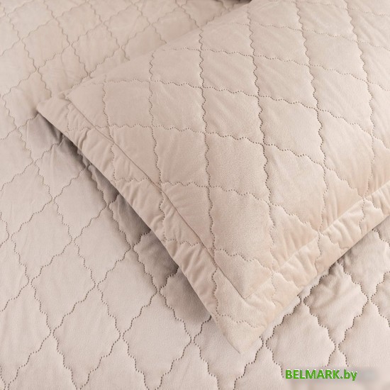 Набор текстиля для спальни Sofi De MarkO Деметра 160х220 Пок-5303Сб-160х220 (светло-бежевый) - фото2