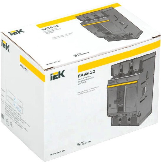 Выключатель автоматический IEK ВА 88-32 3п 32А 25кА С SVA10-3-0032-02 - фото2
