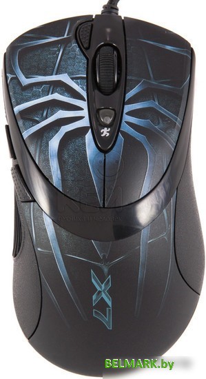 Игровая мышь A4Tech XL-747H (черный/синий) - фото
