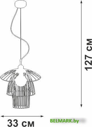 Подвесная люстра Vitaluce V4984-1/1S - фото2