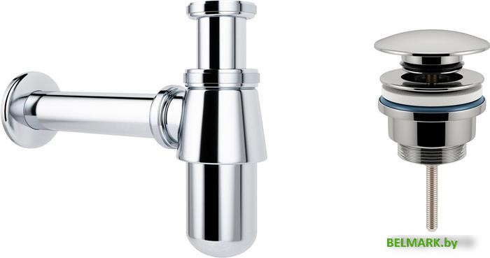 Сифон Wellsee Drainage System 182103003 (сифон, донный клапан, хром) - фото