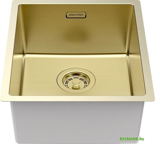 Кухонная мойка Paulmark Lassan 38 UNI LA38-LG (золото/светлое золото) - фото2
