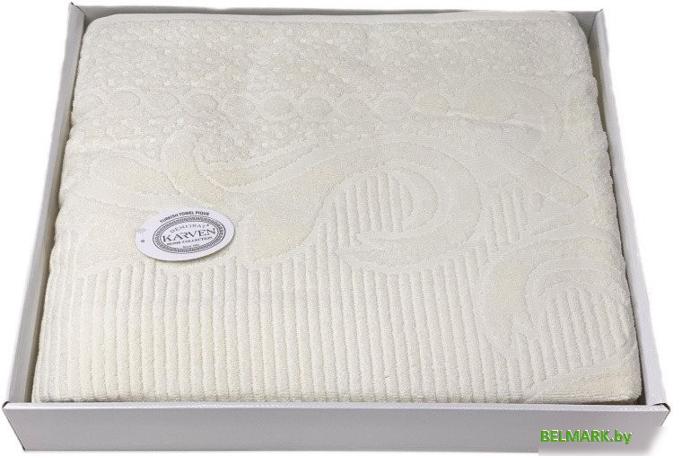 Плед Karven Ester Евро P 961 v1 (кремовый) - фото